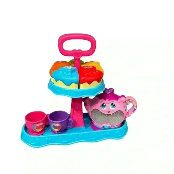 Leap Frog Musical Rainbow Tea Party Set- Works! - Picture 1 of 9